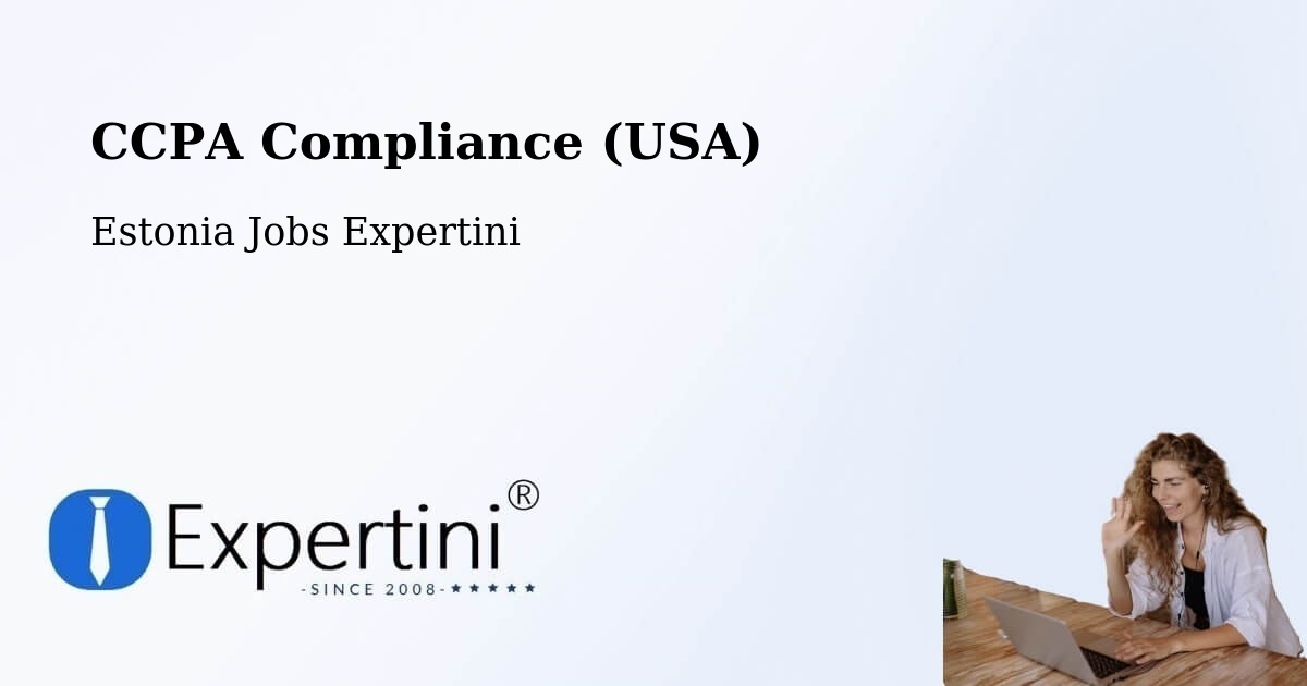 CCPA Privacy Rights & Compliance Notice – Taebla - Estonia Jobs Expertini