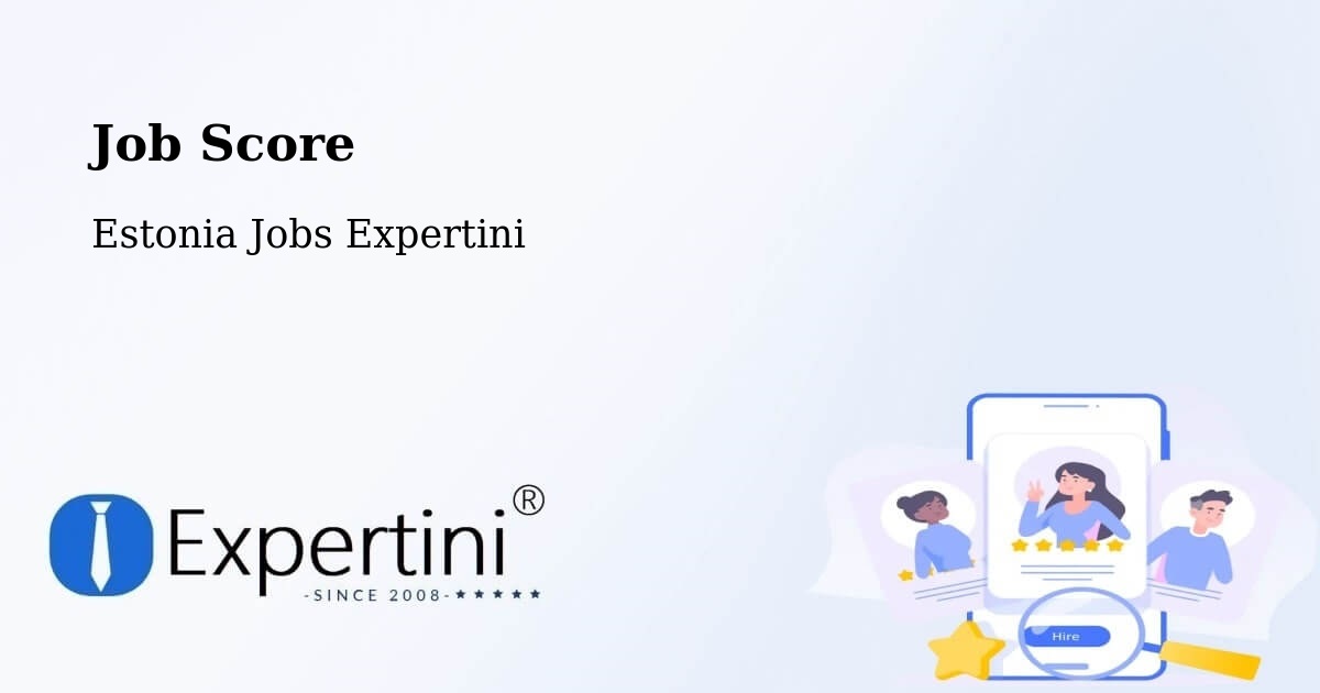 Job Score & Job Description Score Tool – Taebla - Estonia Jobs Expertini