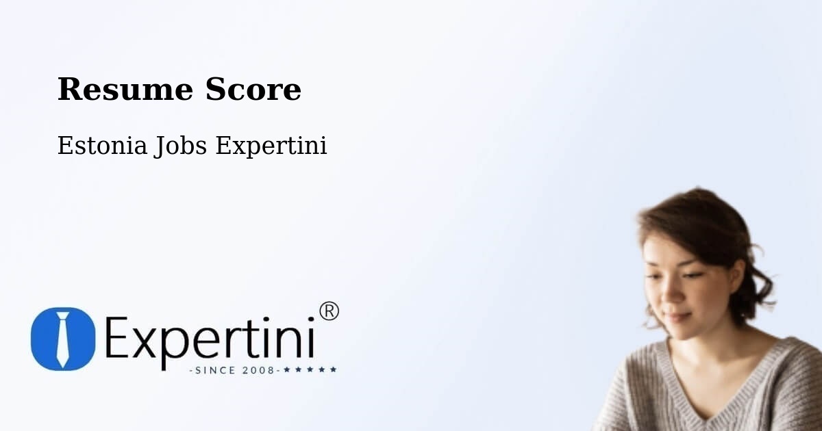 Resume Score & Job Description Match Tool – Taebla - Estonia Jobs Expertini